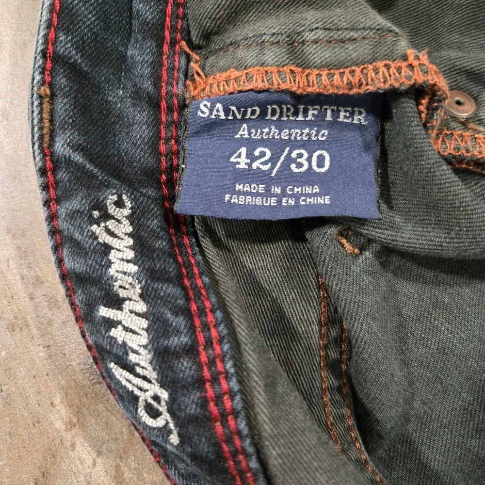 Tommy Bahama Sand Drifter Authentic Dark Wash Jeans Mens 42x30 Indigo Straight